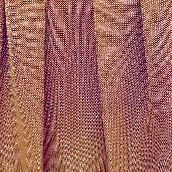 Shimmering sleeveless gold cocktail dress. NWT. - Picture 3 of 3